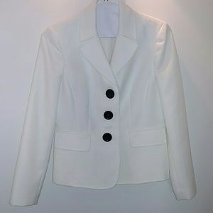 White Tweed Blazer,